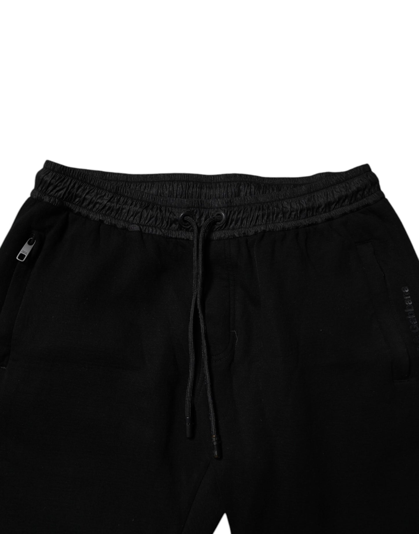 Dolce &amp; Gabbana Schwarze Jogginghose aus Baumwollmischung für Herren