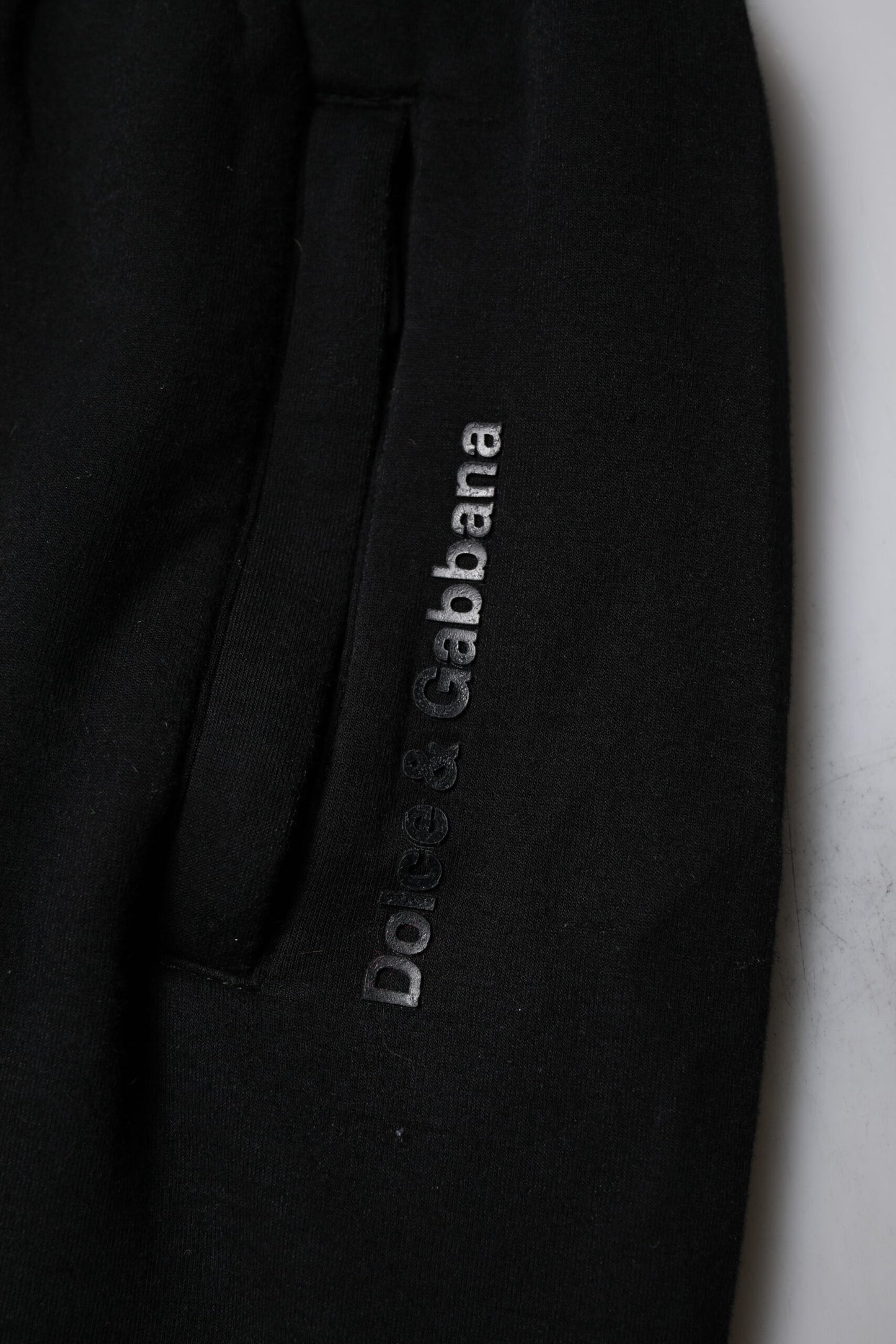 Dolce &amp; Gabbana Schwarze Jogginghose aus Baumwollmischung für Herren