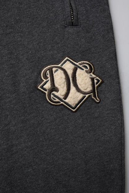 Dolce &amp; Gabbana – Jogginghose aus Baumwolle mit Logo in Dunkelgrau
