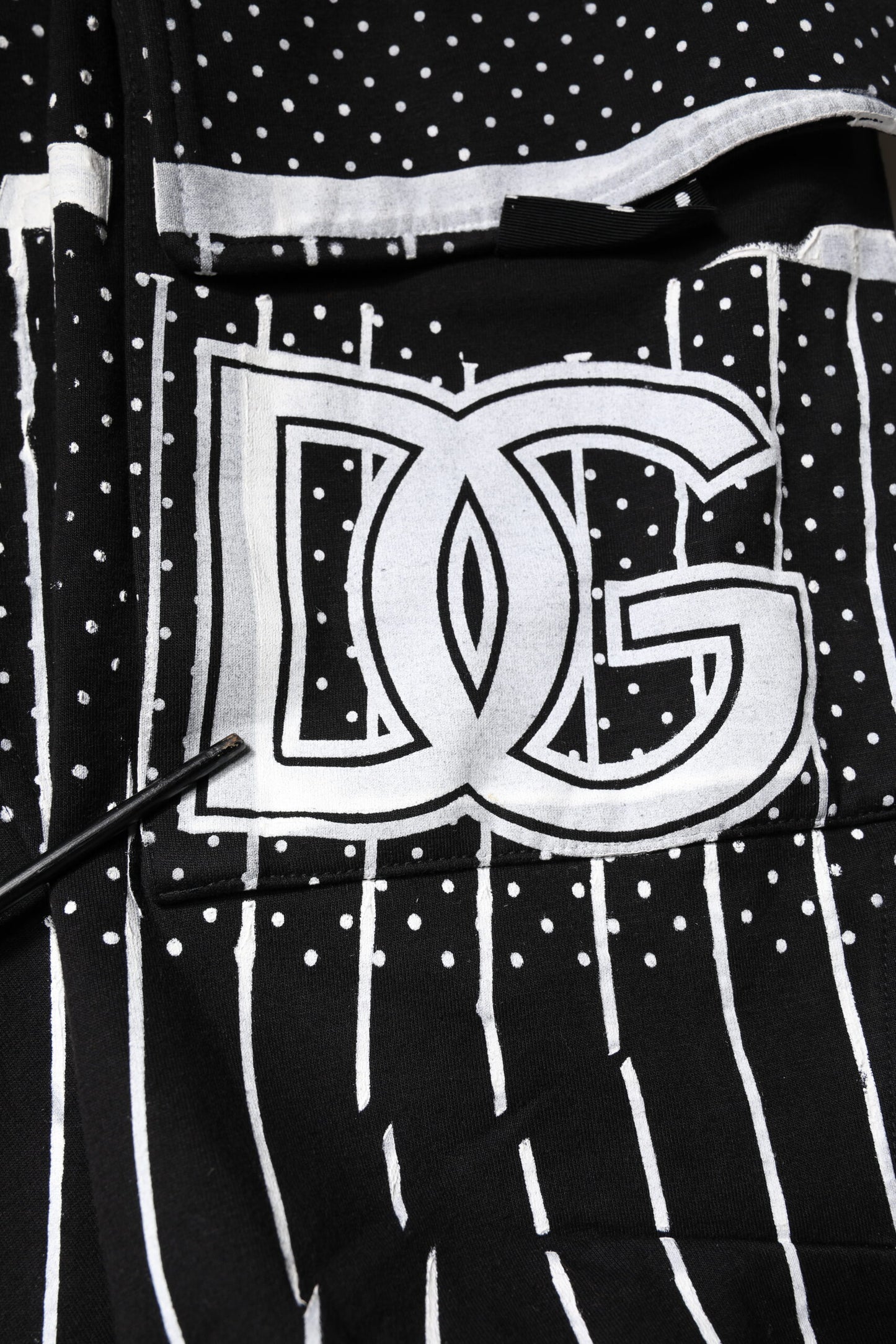 Dolce &amp; Gabbana – Cargo-Jogginghose mit schwarzen Punkten und Streifen