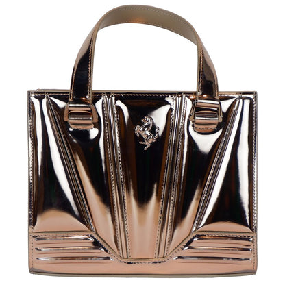 Ferrari Handtasche aus grauem Leder