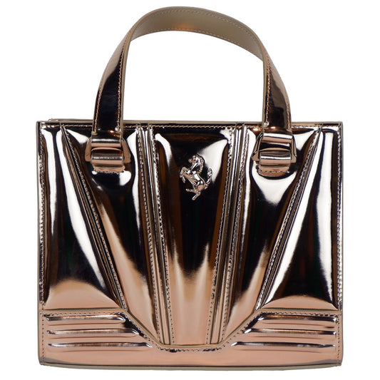 Ferrari Handtasche aus grauem Leder