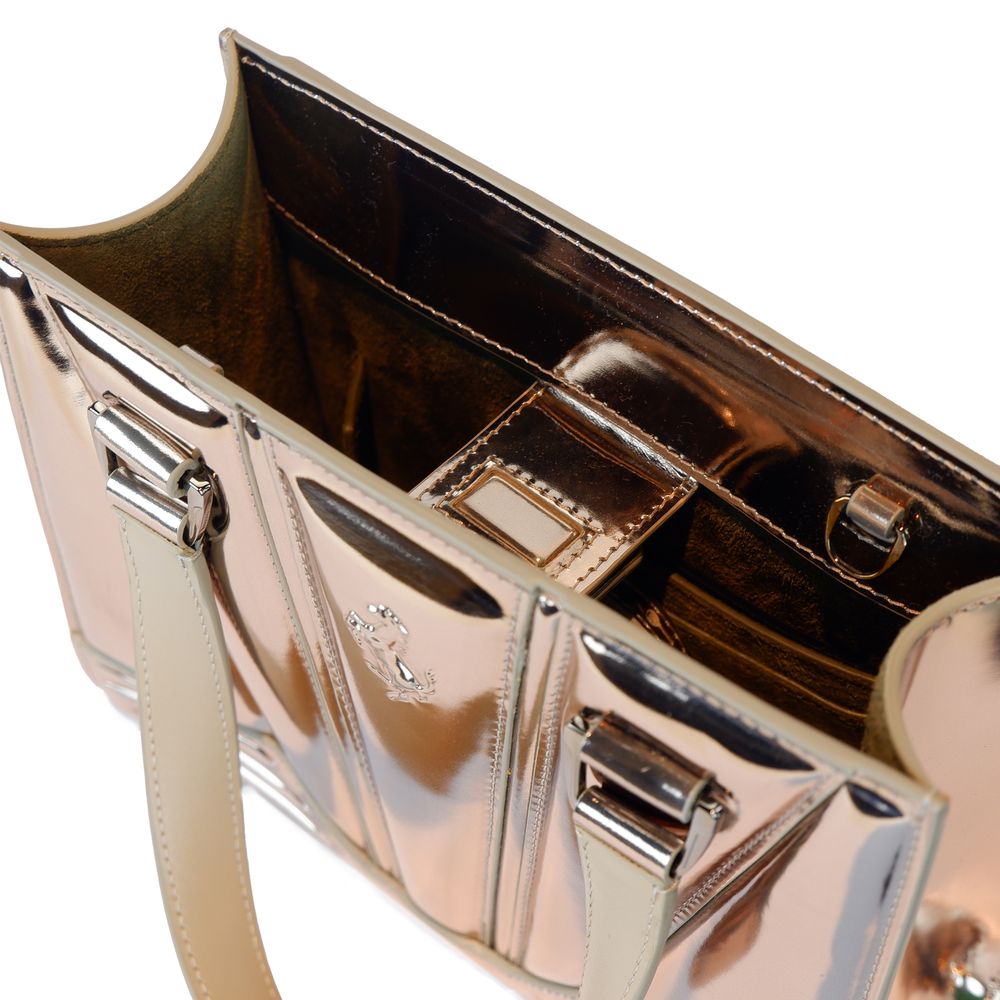 Ferrari Handtasche aus grauem Leder