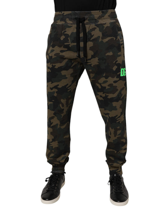 Dolce &amp; Gabbana – Jogginghose mit mehrfarbiger Camouflage-Optik
