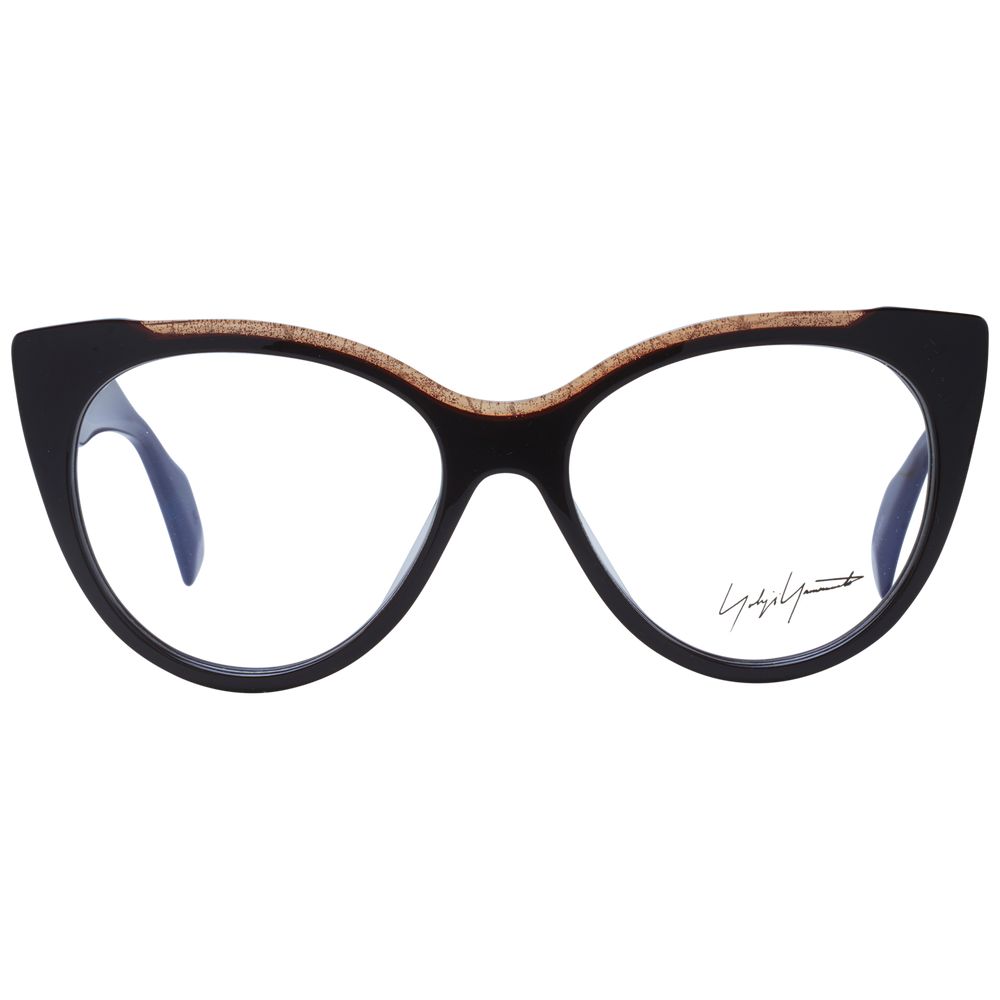 Yohji Yamamoto Braune Damen-Brillenfassung