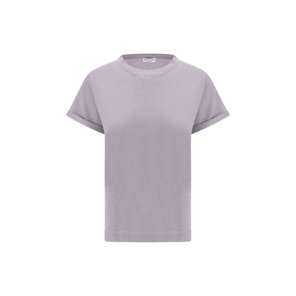 Brunello Cucinelli Kaschmir-Glitzer-T-Shirt