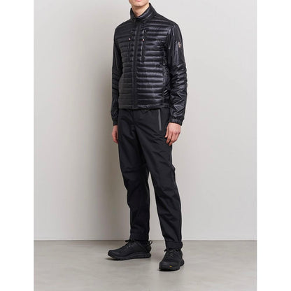 Moncler Schwarze Polyamid-Männerjacke
