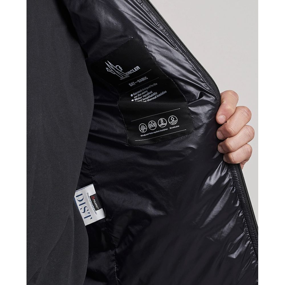 Moncler Schwarze Polyamid-Männerjacke