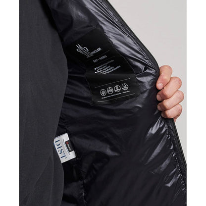 Moncler Schwarze Polyamid-Männerjacke