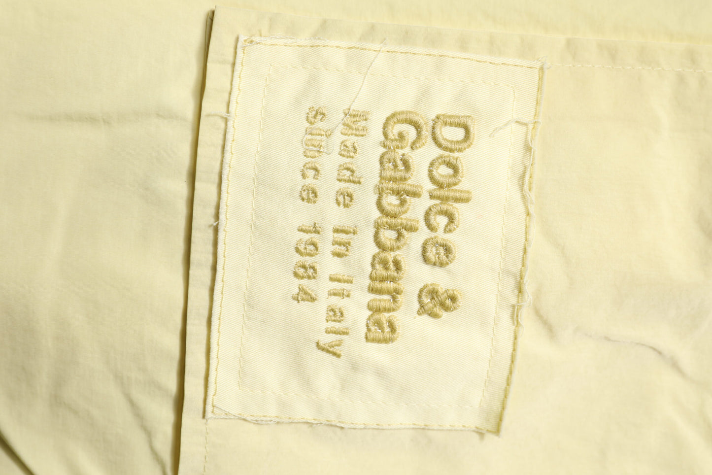 Dolce &amp; Gabbana Gelbe Cargo-Jogginghose aus Nylon für Herren