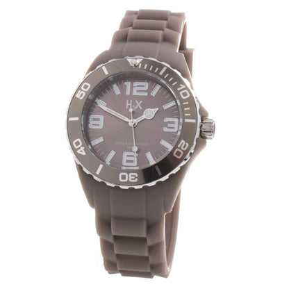 Haurex Brown Rubber Sport Watch