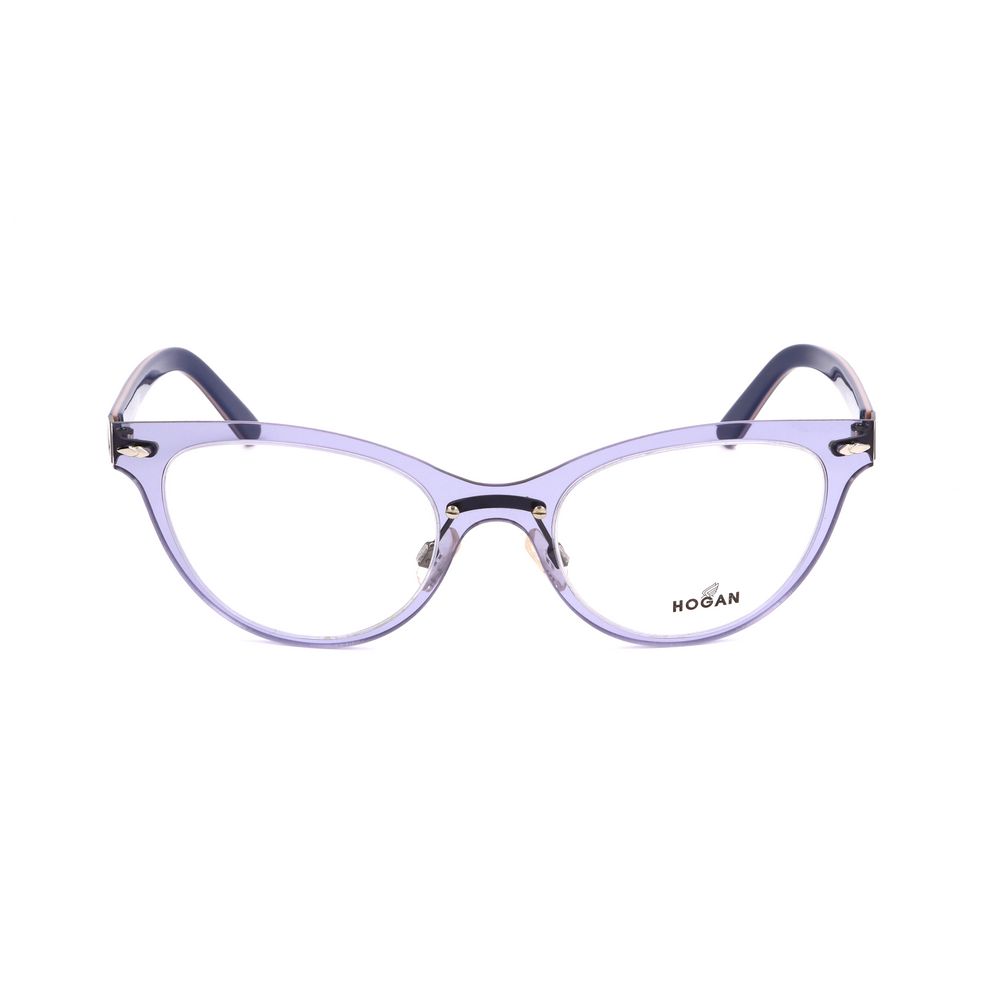 Hogan Hellblaue Plastikbrille (Gestelle)
