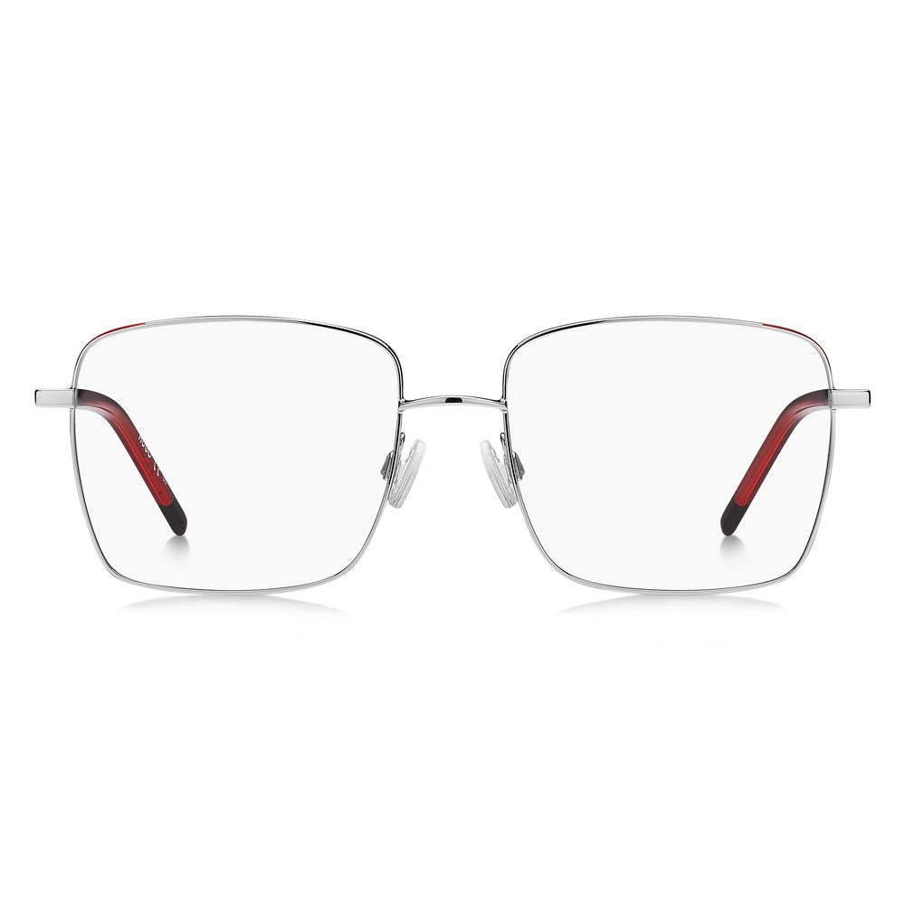 Hugo Boss Brille (Gestell) aus silberfarbenem Metall