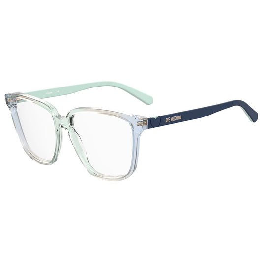 Love Moschino Blaue Acetat-Brille (Gestell)