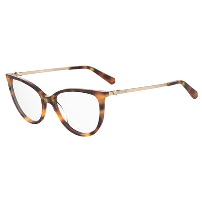 Love Moschino Braune Acetat-Brille (Gestell)