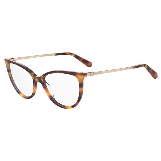 Love Moschino Braune Acetat-Brille (Gestell)