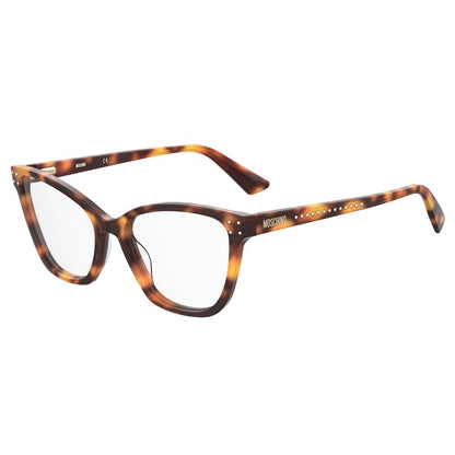 Moschino Braune Acetat-Brille (Gestell)