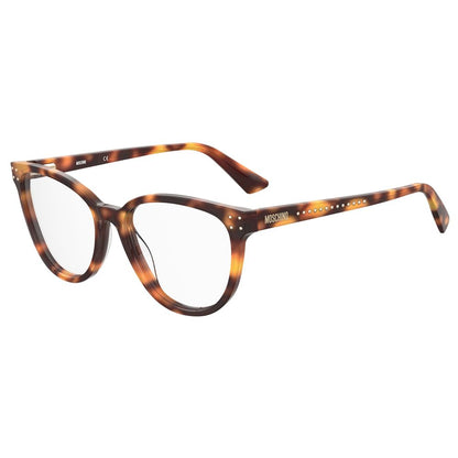 Moschino Braune Acetat-Brille (Gestell)