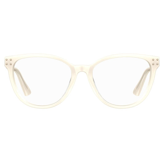 Moschino Brille aus Acetat in Creme (Gestell)