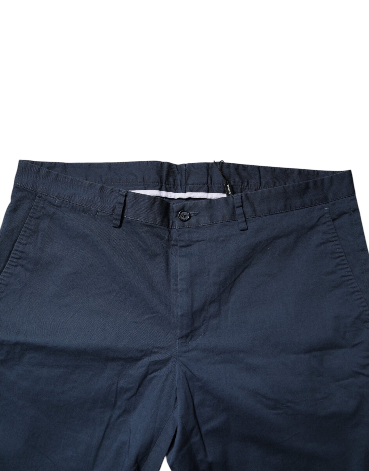 Dolce &amp; Gabbana – Blaue Bermudashorts aus Baumwolle mit mittlerer Taille für Herren