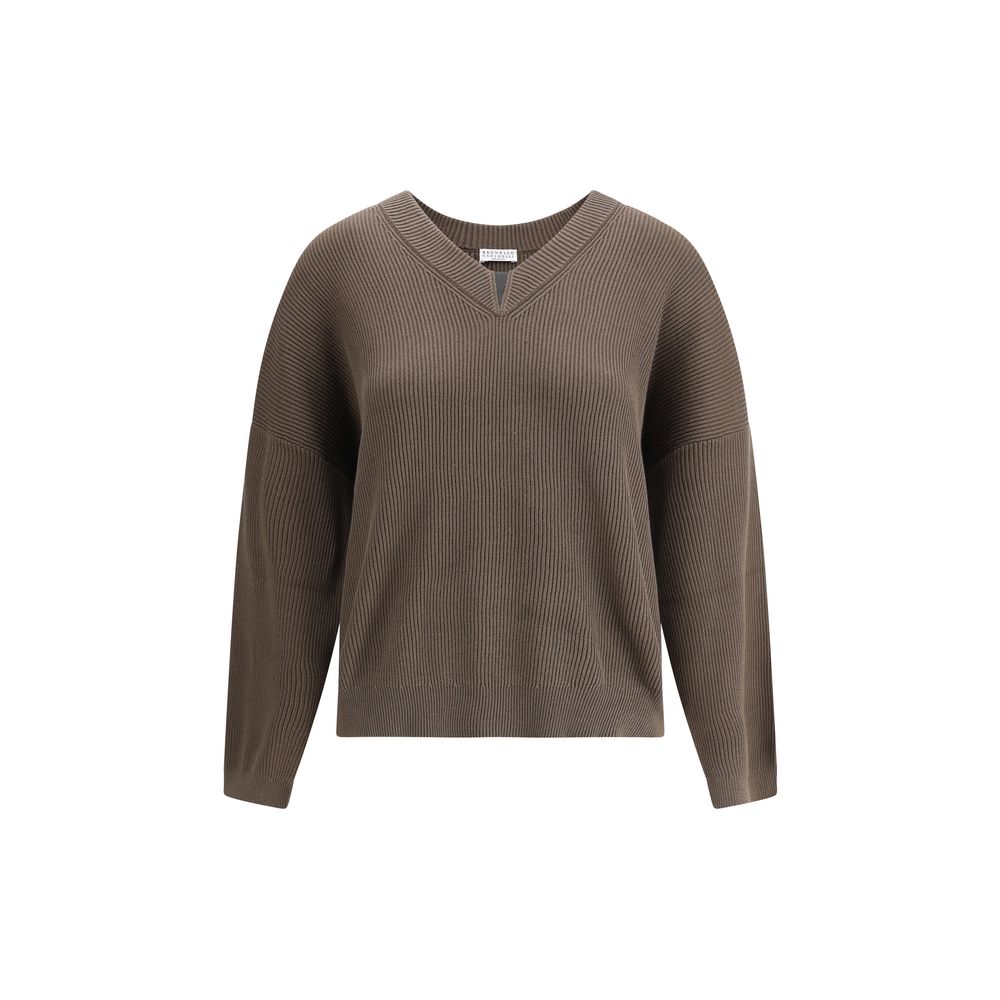 Brunello Cucinelli Pullover mit V-Ausschnitt