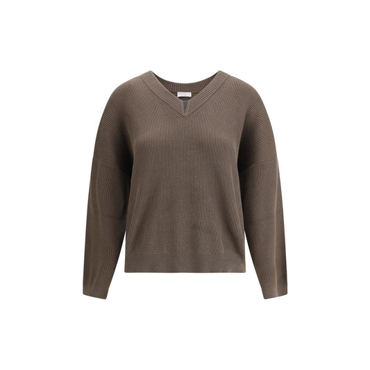 Brunello Cucinelli Pullover mit V-Ausschnitt
