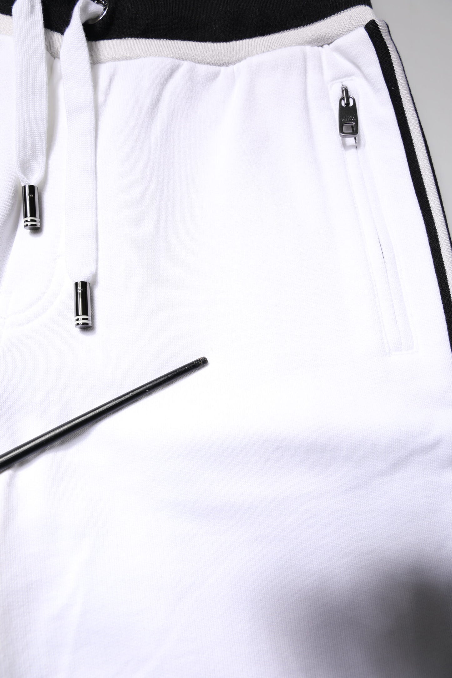 Dolce &amp; Gabbana – Weiße Bermuda-Sweatshorts aus King-Cotton