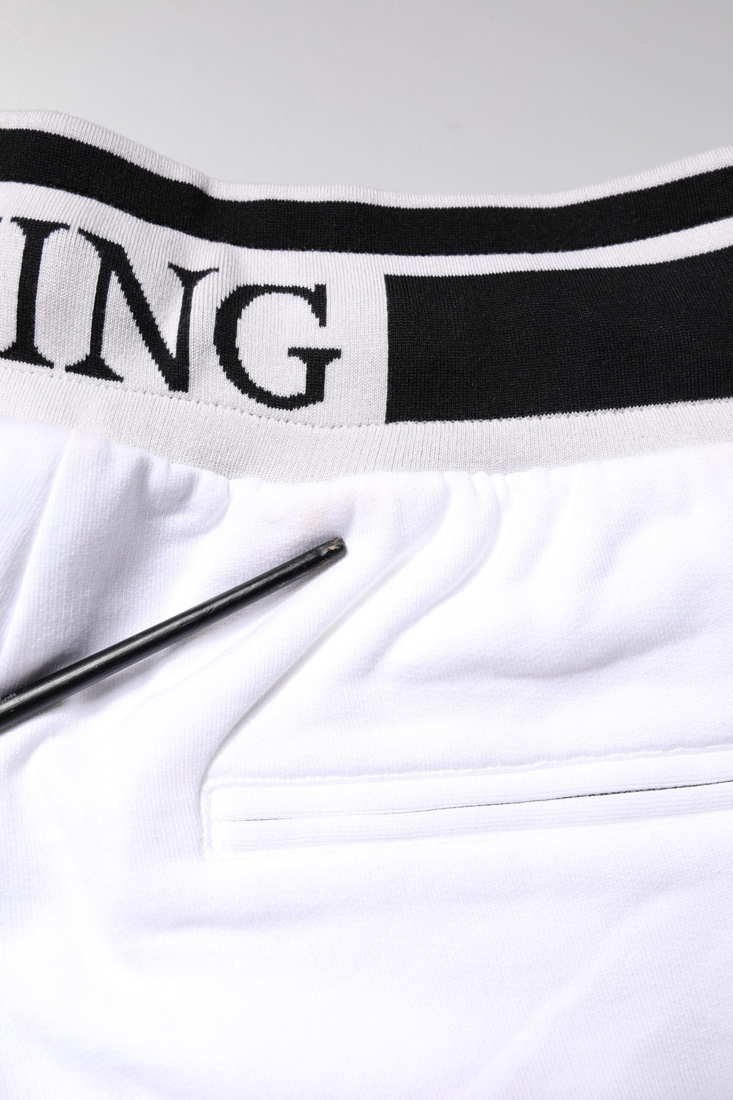 Dolce &amp; Gabbana – Weiße Bermuda-Sweatshorts aus King-Cotton