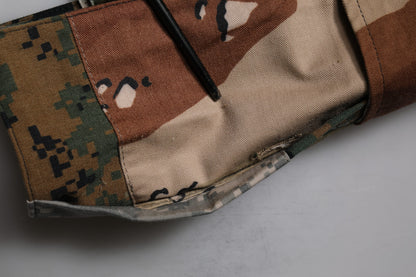 Dolce &amp; Gabbana – Grüne Cargo-Bermudashorts mit Patchwork