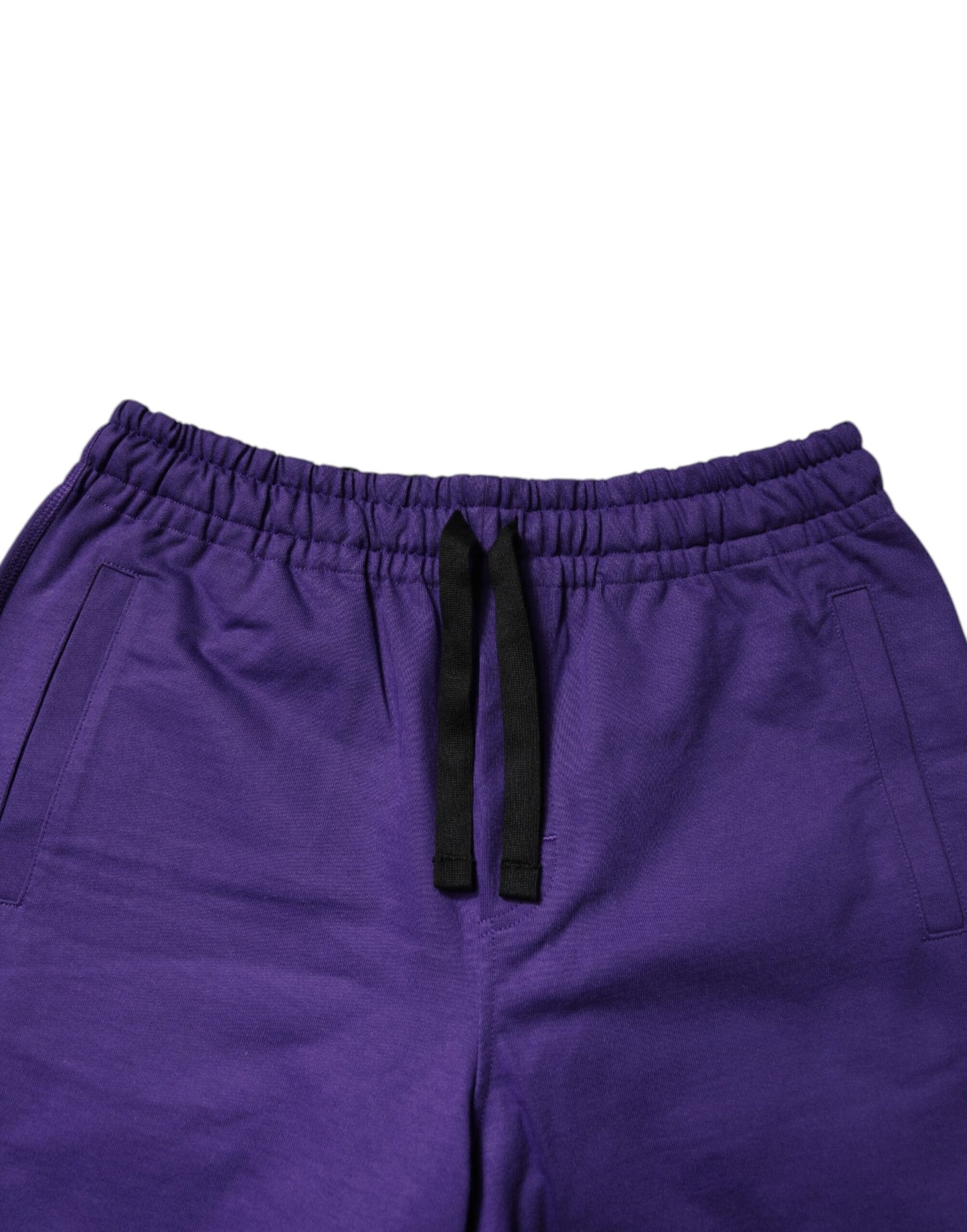Dolce &amp; Gabbana Lila Baumwolle Herren Bermuda Sweatshorts Shorts