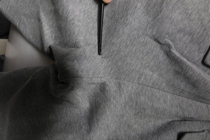 Dolce &amp; Gabbana Graue Cargo-Bermuda-Sweatshorts aus Baumwolle