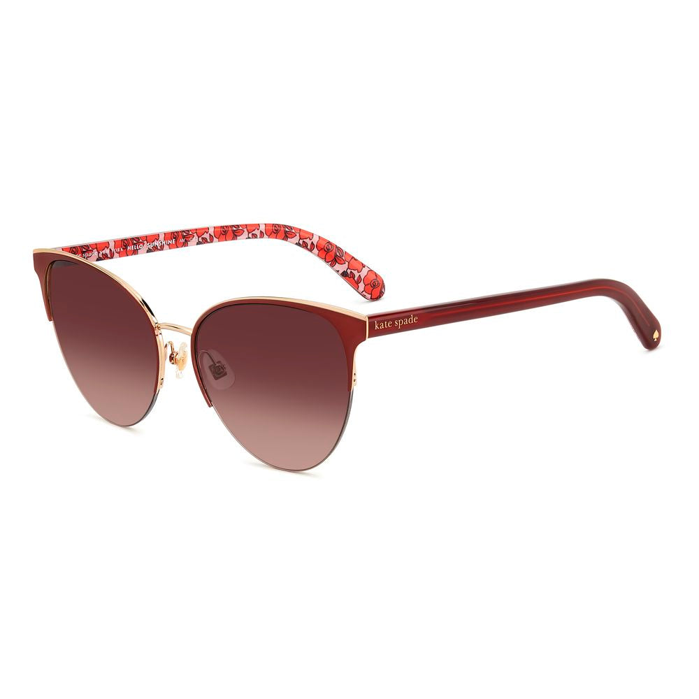 Kate Spade – Rote Metallsonnenbrille