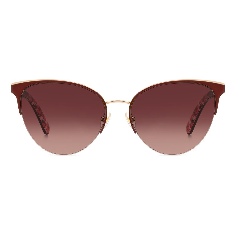 Kate Spade – Rote Metallsonnenbrille