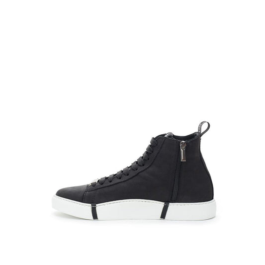 Roberto Cavalli Elegante Wildleder-Sneaker in schickem Schwarz