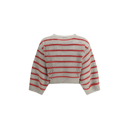Brunello Cucinelli Pullover aus perforiertem Strick