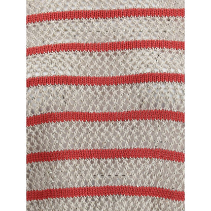 Brunello Cucinelli Pullover aus perforiertem Strick