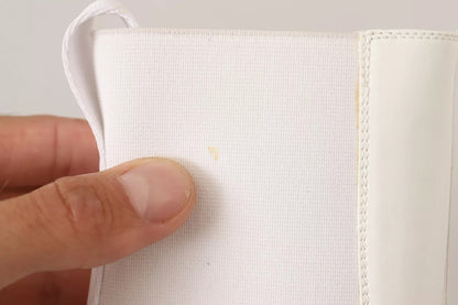 GCDS White Leather Fabric Red Logo Heel Ankle Boots Shoes