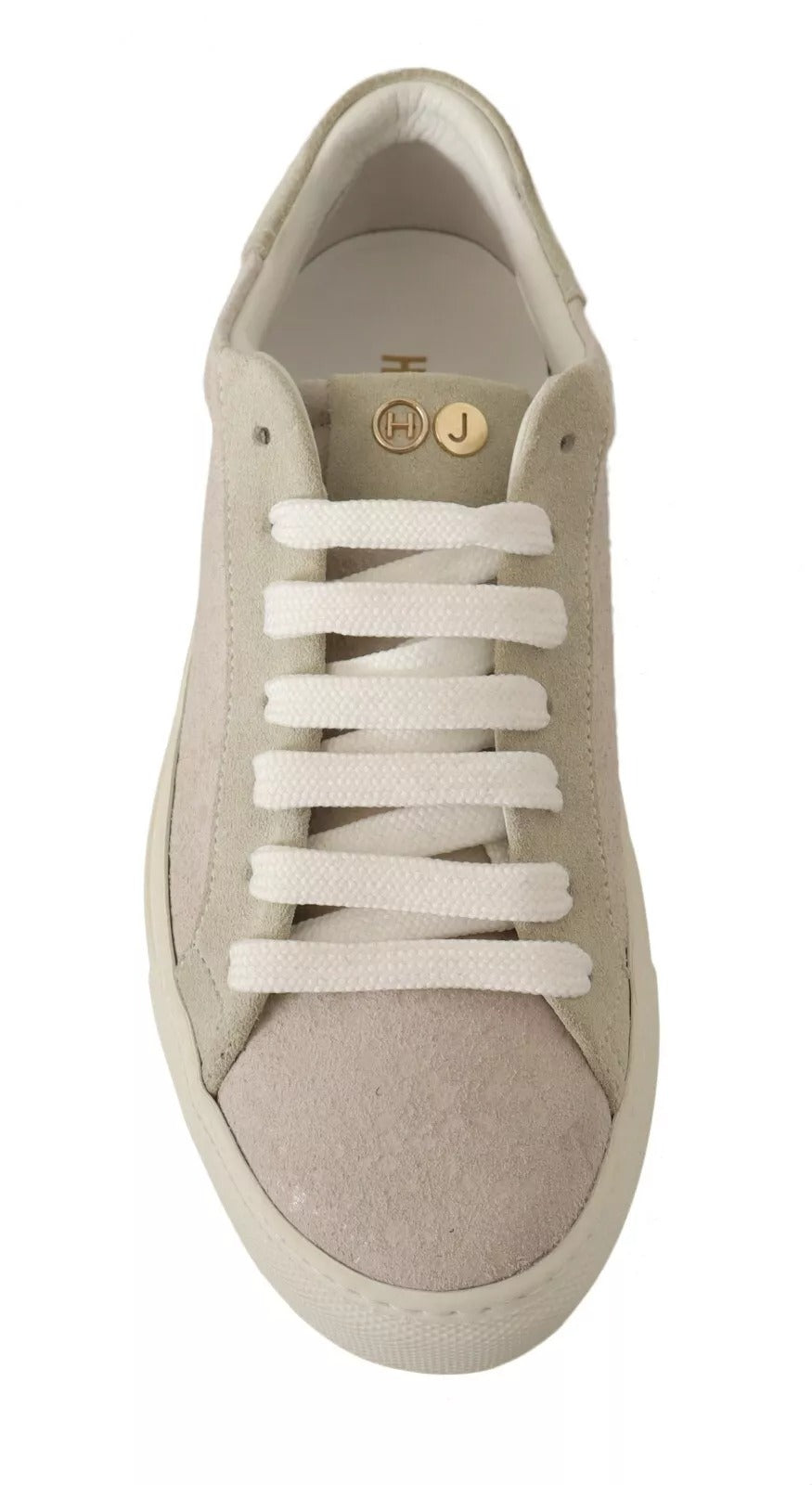HIDE & JACK Off White Low Top Lace Up Sneakers Shoes