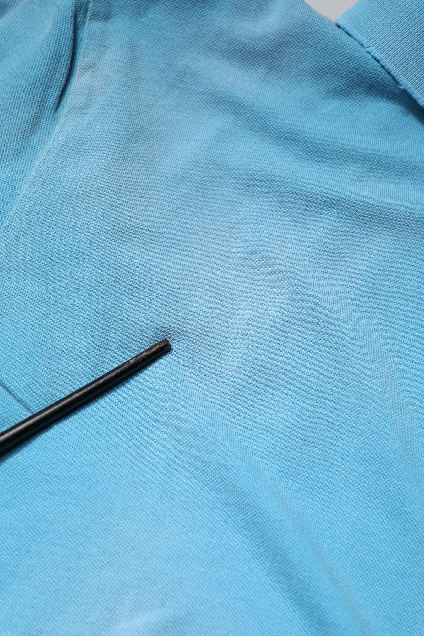 Dolce &amp; Gabbana – Blaues Polo-T-Shirt aus Baumwolle mit Kronenkragen für Herren