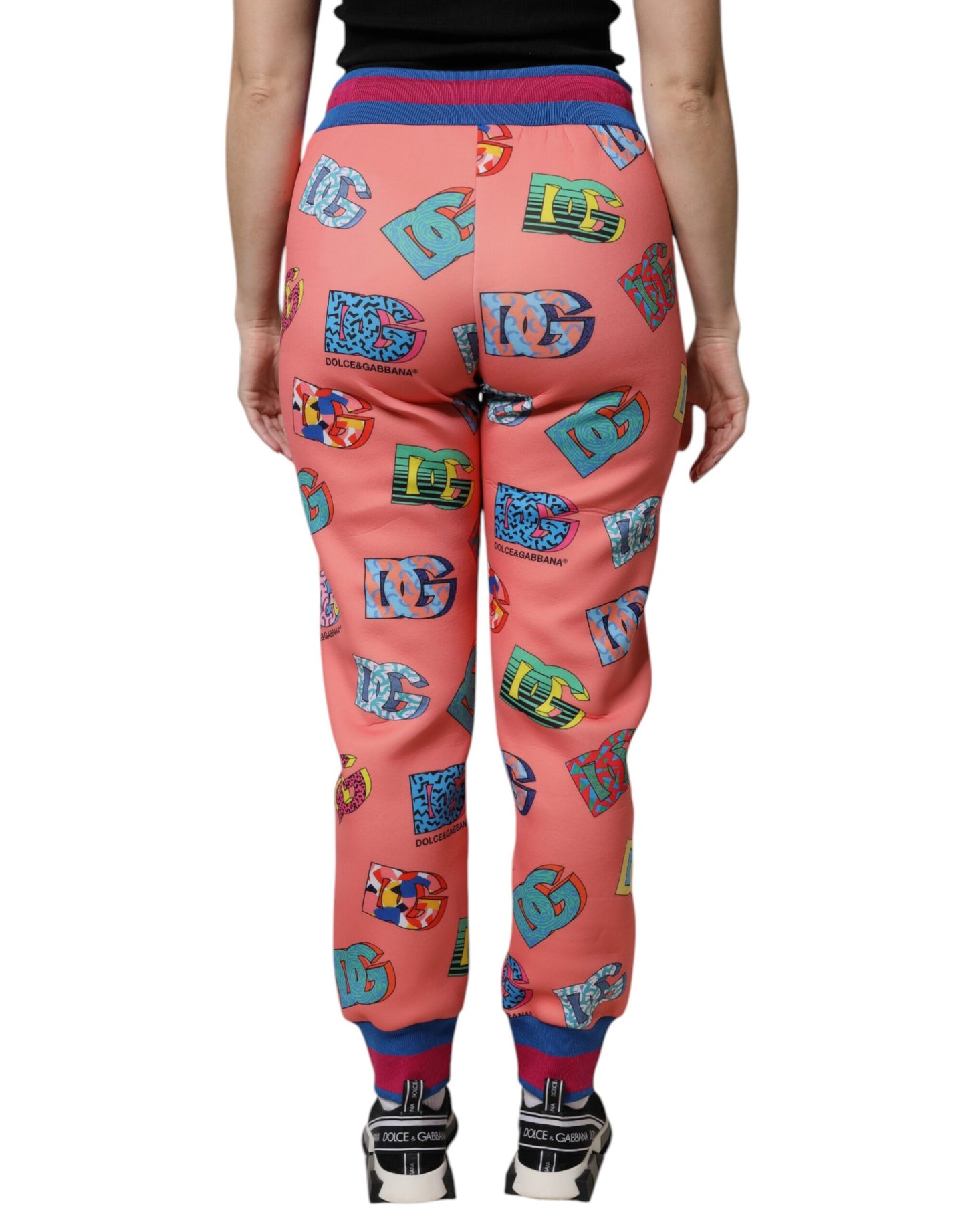 Dolce &amp; Gabbana – Jogginghose mit Logo-Monogramm in Rosa