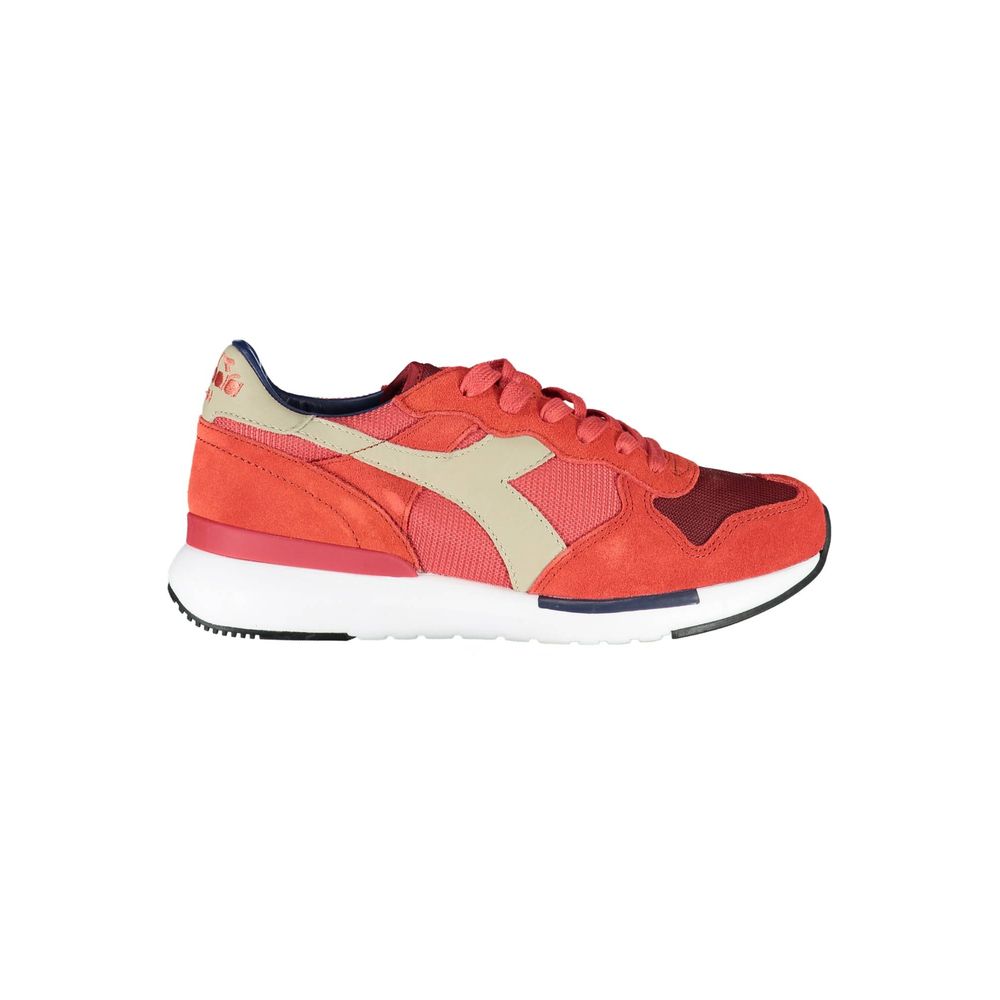 Diadora Damen-Sneaker aus rotem Leder