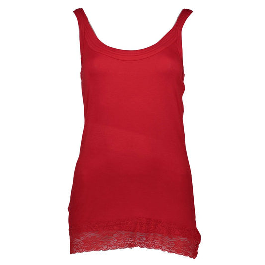 Silvian Heach Damen-Top aus roter Baumwolle