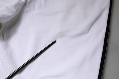 Dolce &amp; Gabbana – Weiße Jogginghose aus Baumwollstretch