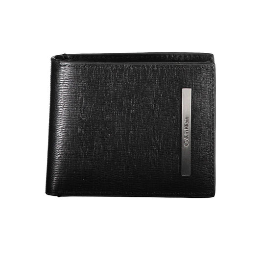 Calvin Klein Herren-Geldbörse aus Öko-Leder in Schwarz