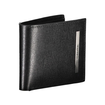 Calvin Klein Herren-Geldbörse aus Öko-Leder in Schwarz