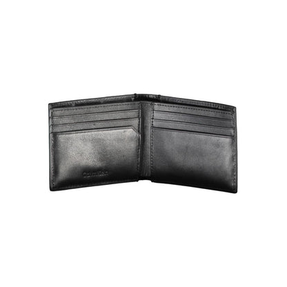 Calvin Klein Herren-Geldbörse aus Öko-Leder in Schwarz