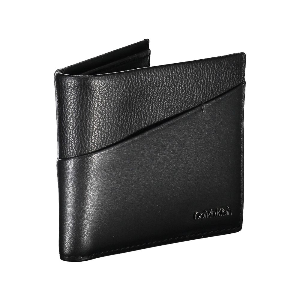 Calvin Klein Herren-Geldbörse aus Polyester, Schwarz