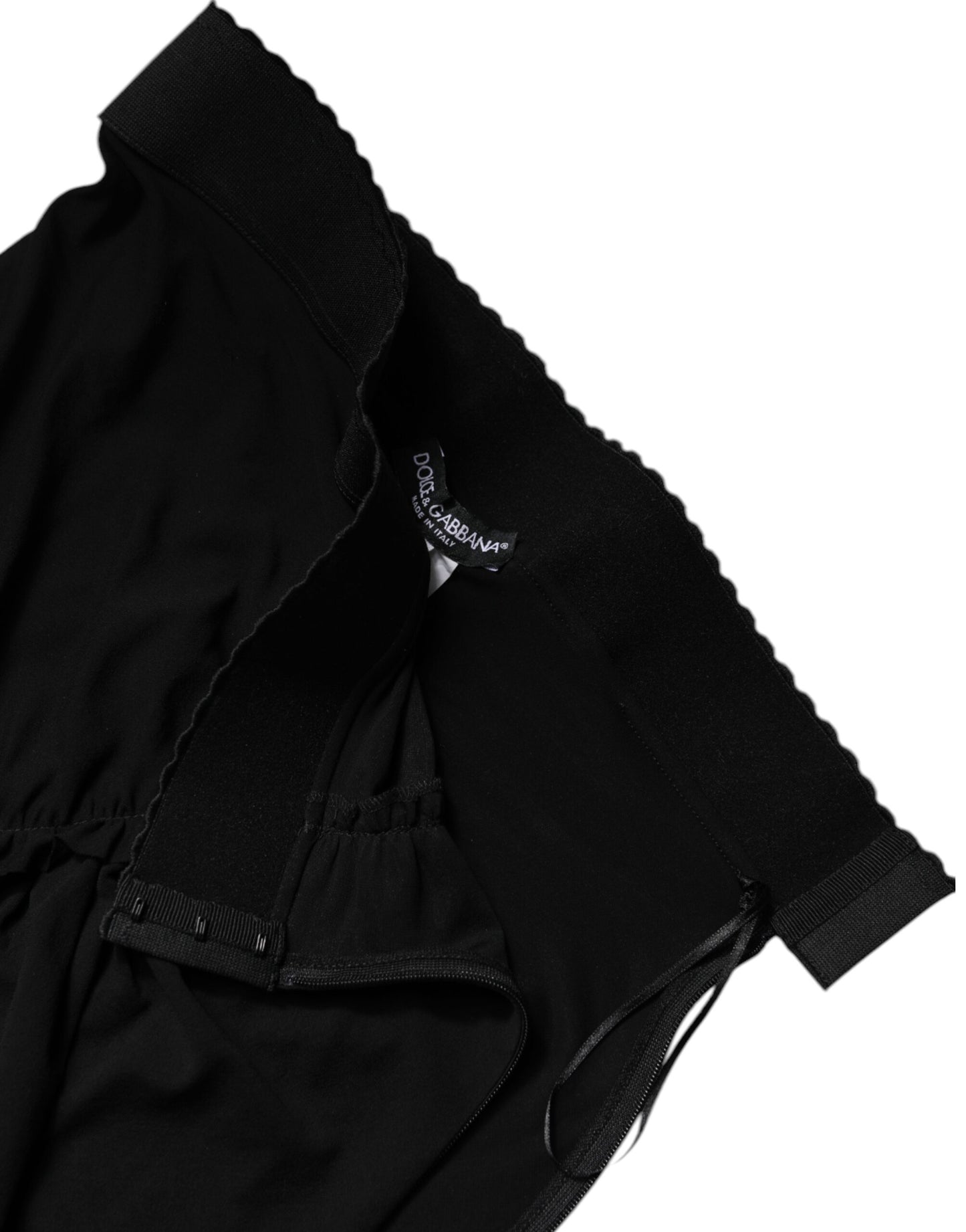 Dolce &amp; Gabbana – Schwarzer Midirock mit hoher Taille im Meerjungfrauenschnitt