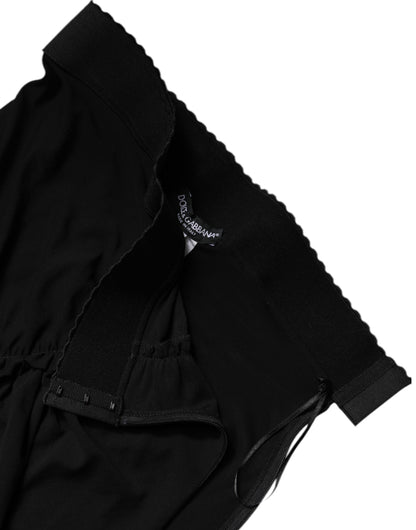 Dolce &amp; Gabbana – Schwarzer Midirock mit hoher Taille im Meerjungfrauenschnitt