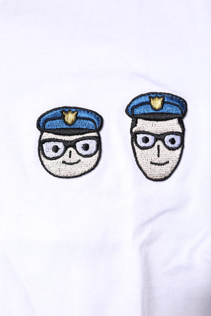 Dolce &amp; Gabbana Weißes #DGFamily Baumwoll-T-Shirt mit Rundhalsausschnitt